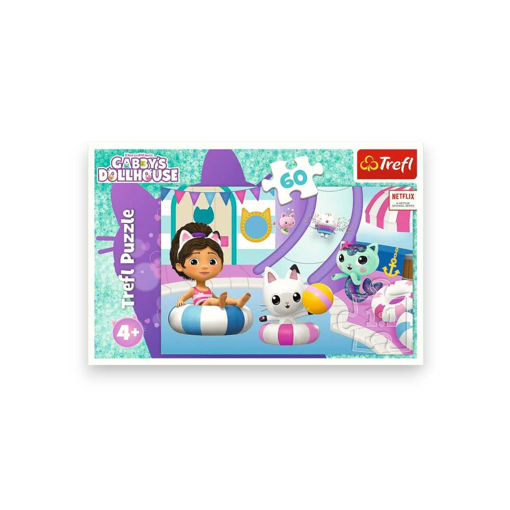 Picture of TREFL PUZZLE 60 PCS GABBY AT THE POOL